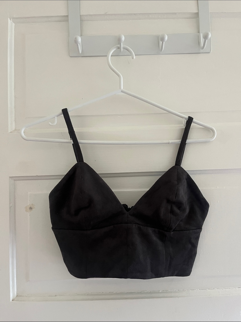 Dark Grey Cropped talula Bustier Top